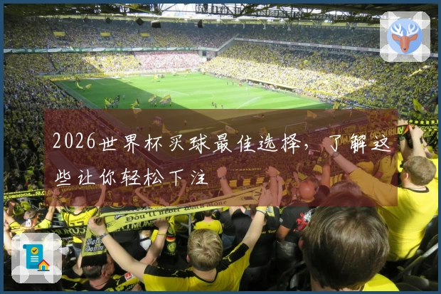2026世界杯买球最佳选择，了解这些让你轻松下注
