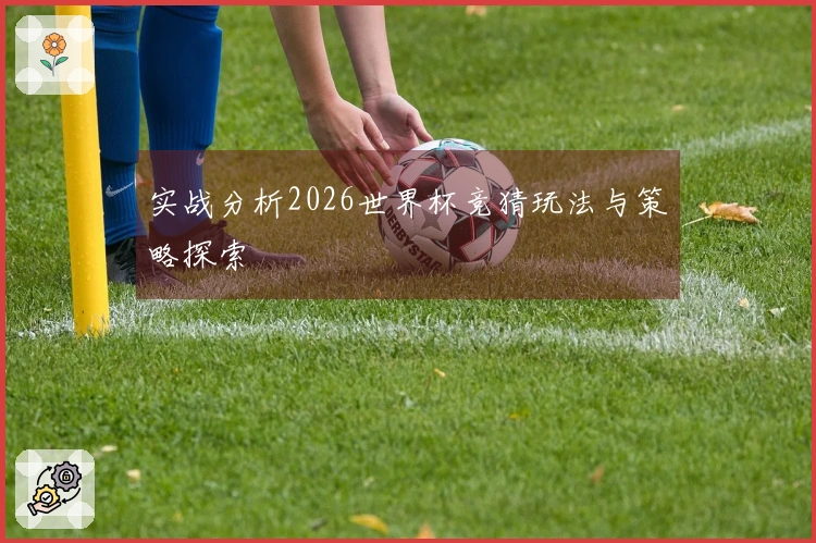 实战分析2026世界杯竞猜玩法与策略探索